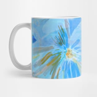 Blue and Yellow Floral. Mug